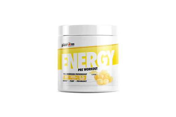 Per4m Energy Pre Workout 390g Lemon Sherbet Fizz