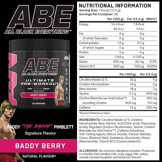 Applied Nutrition ABE (All Black Everything) 375g Baddy Berry