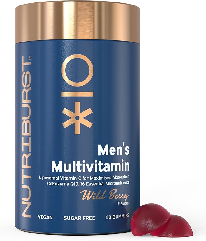 Nutriburst Men's Multivitamin 60 Gummies Wild Berry
