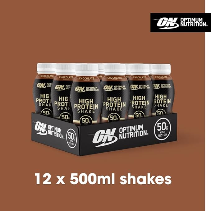 Optimum Nutrition Protein Shake 12x500ml Chocolate